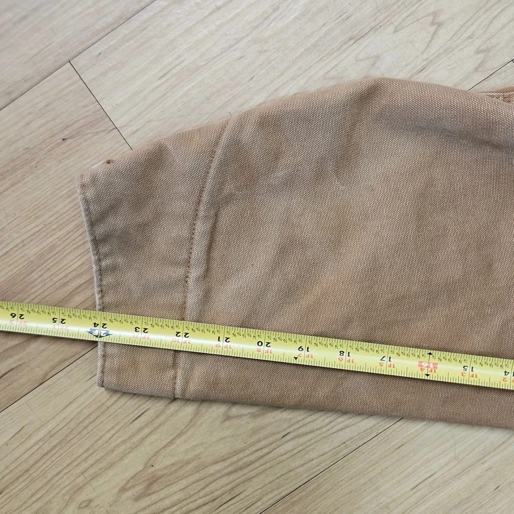 Carhartt X01 BRN Insulated Duck Canvas Coveralls Mens 54 Short Brown Made In USA